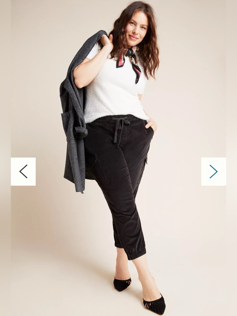 Sanctuary Mia Corduroy Utility Pants, size L